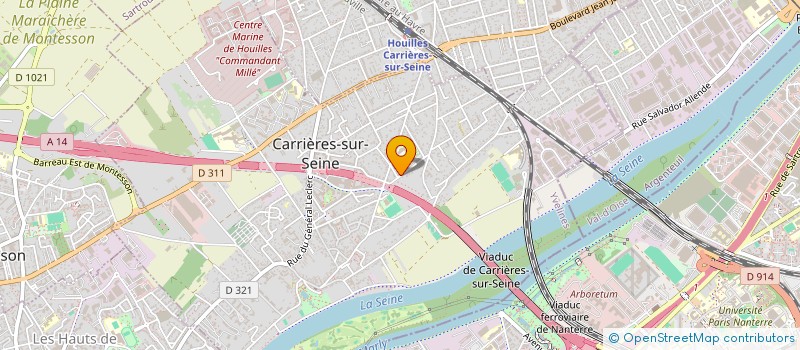 localisation de l'entreprise MADAME MELANIE PERODEAUD  CARRIERES-SUR-SEINE