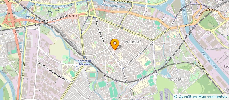 localisation de l'entreprise MADAME MELANIE PERRIN à STRASBOURG