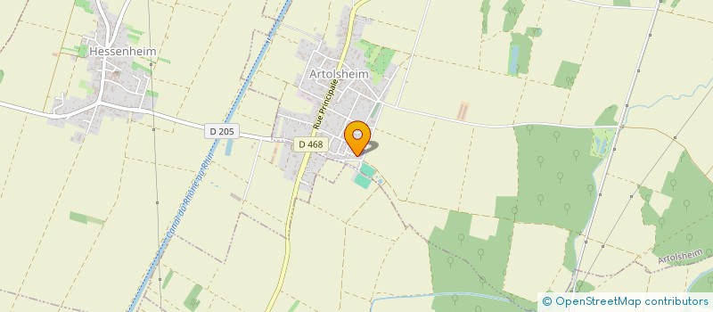 localisation de l'entreprise MADAME MELANIE PERRIN  ARTOLSHEIM