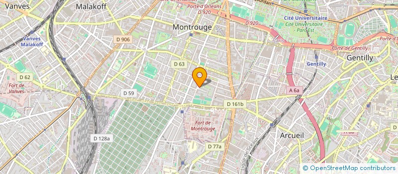 localisation de l'entreprise MADAME MELANIE PERRIN à MONTROUGE
