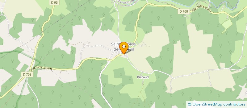 localisation de l'entreprise MADAME MELANIE PERRIN  MAREUIL EN PERIGORD