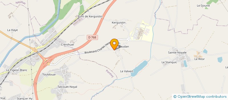 localisation de l'entreprise MADAME MELANIE PERRON  NOYAL-PONTIVY