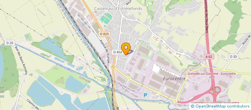 localisation de l'entreprise MADAME MELANIE PERROU  CASTELNAU-D'ESTRETEFONDS