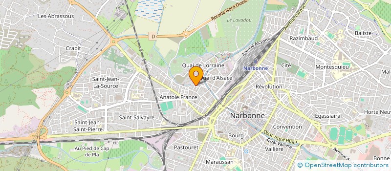localisation de l'entreprise MADAME MELANIE PESTRE à NARBONNE