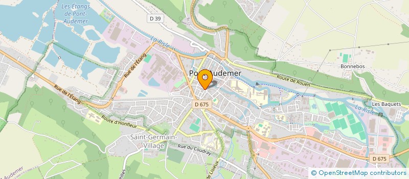 localisation de l'entreprise MADAME MELANIE PETIT  PONT-AUDEMER