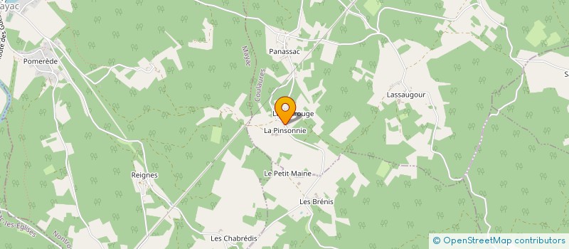 localisation de l'entreprise MADAME MELANIE PEYEN  MAYAC