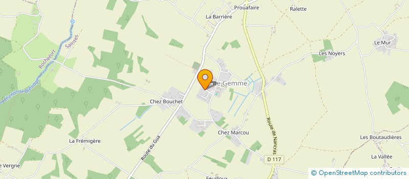 localisation de l'entreprise MADAME MELANIE PEYROT à SAINTE-GEMME