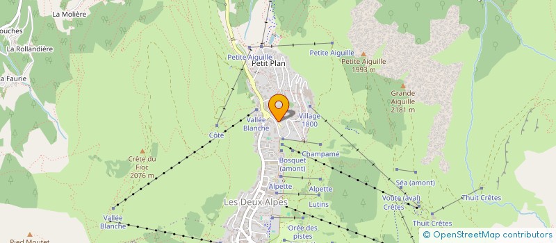 localisation de l'entreprise MADAME MELANIE PFISTER  LES DEUX ALPES