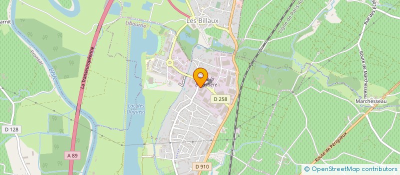 localisation de l'entreprise MADAME MELANIE PIAUD  LIBOURNE