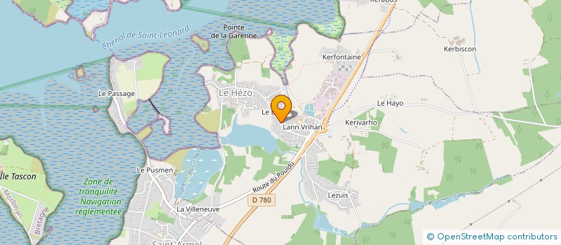 localisation de l'entreprise MADAME MELANIE PICAUT  LE HEZO