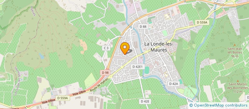 localisation de l'entreprise MADAME MELANIE PICCARRETA à LA LONDE-LES-MAURES