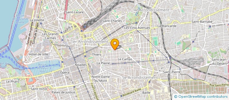 localisation de l'entreprise MADAME MELANIE PICHAUD  MARSEILLE