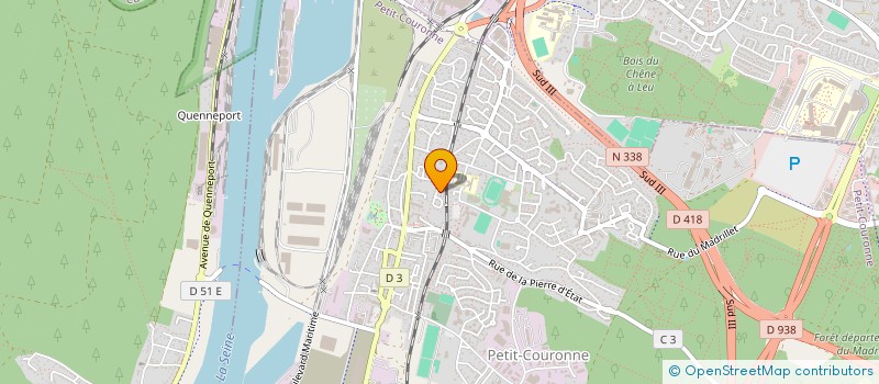 localisation de l'entreprise MADAME MELANIE PICHENOT  LE PETIT-QUEVILLY