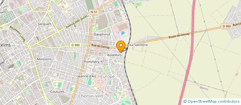 localisation de l'entreprise MADAME MELANIE PIERMAY  REIMS