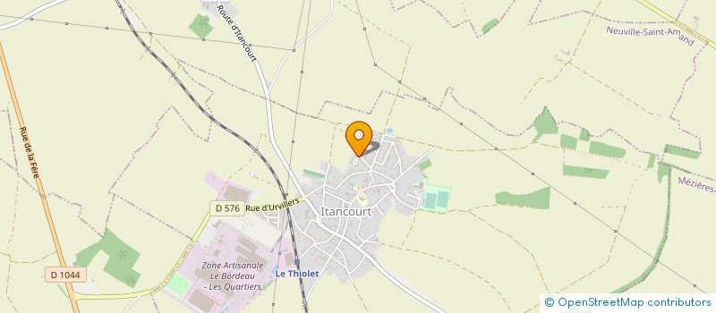 localisation de l'entreprise MADAME MELANIE PINCHON à ITANCOURT