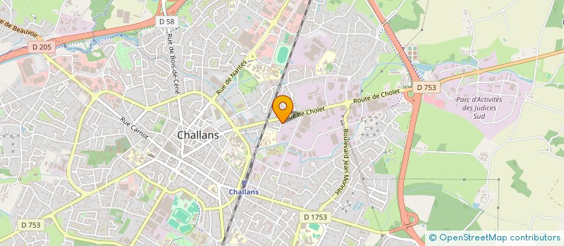 localisation de l'entreprise MADAME MELANIE PINSON à CHALLANS