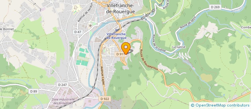 localisation de l'entreprise MADAME MELANIE PIRES  VILLEFRANCHE-DE-ROUERGUE