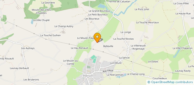 localisation de l'entreprise MADAME MELANIE PIRIOT  HENON