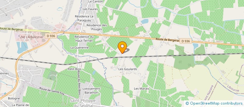 localisation de l'entreprise MADAME MELANIE PLANQUES  SAINT-AVIT-SAINT-NAZAIRE