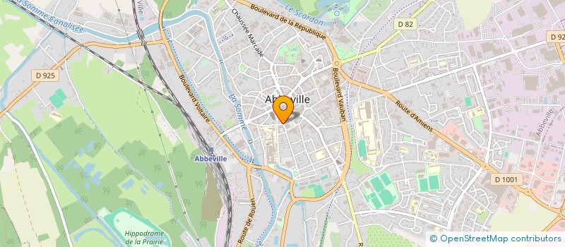 localisation de l'entreprise MADAME MELANIE POIREL  ABBEVILLE