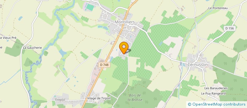 localisation de l'entreprise MADAME MELANIE POIREL  CORON