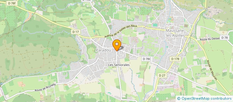 localisation de l'entreprise MADAME MELANIE POMMET  PARADOU