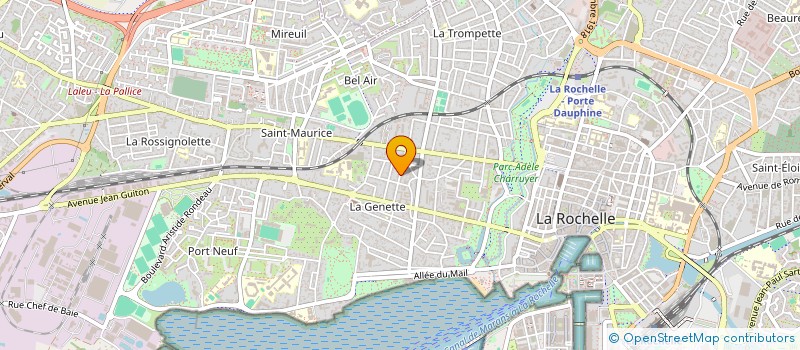 localisation de l'entreprise MADAME MELANIE PONTOIZEAU  LA ROCHELLE