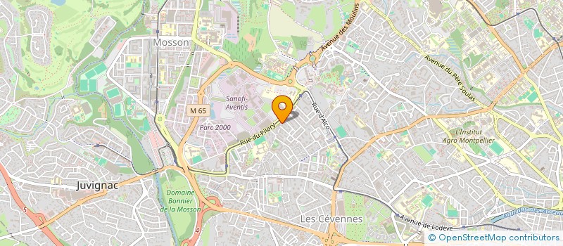 localisation de l'entreprise MADAME MELANIE PORTENARD à MONTPELLIER