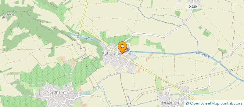 localisation de l'entreprise MADAME MELANIE PORTMANN  KUTTOLSHEIM