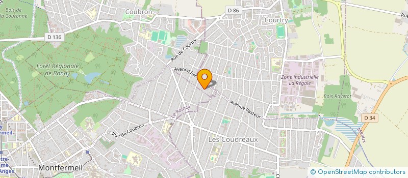 localisation de l'entreprise MADAME MELANIE POTIER  COUBRON