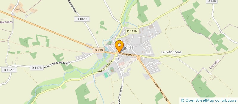 localisation de l'entreprise MADAME MELANIE POTIN à BREZOLLES