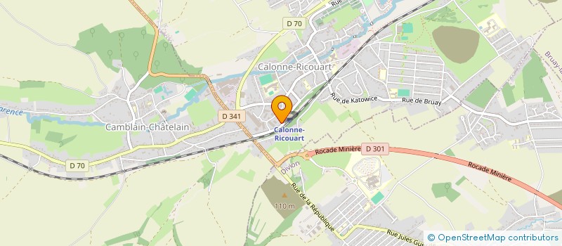 localisation de l'entreprise MADAME MELANIE POUILLE  CALONNE-RICOUART