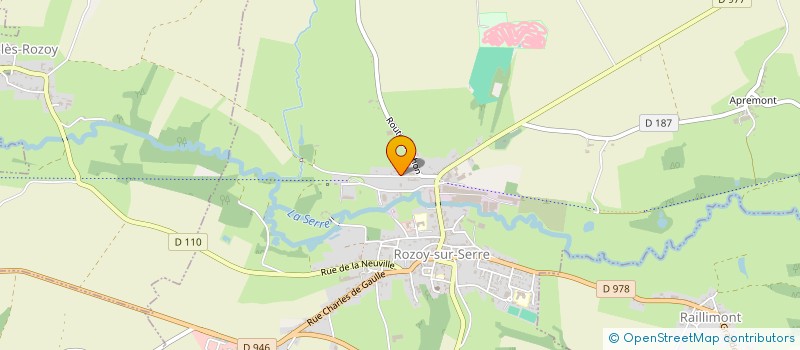 localisation de l'entreprise MADAME MELANIE POULAIN  ROZOY-SUR-SERRE