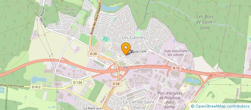 localisation de l'entreprise MADAME MELANIE POULIN  PLAISIR