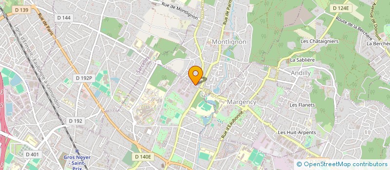 localisation de l'entreprise MADAME MELANIE POULOT  MONTLIGNON