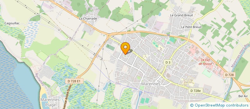 localisation de l'entreprise MADAME MELANIE POUZET  ROYAN