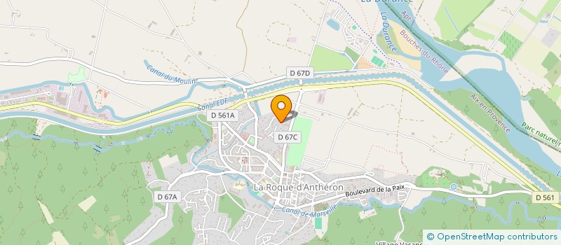 localisation de l'entreprise MADAME MELANIE PRIETO  LA ROQUE-D'ANTHERON