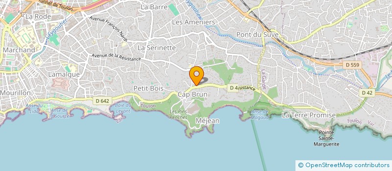 localisation de l'entreprise MADAME MELANIE PROVOST  TOULON