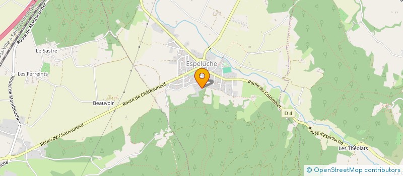 localisation de l'entreprise MADAME MELANIE QUEST  ESPELUCHE