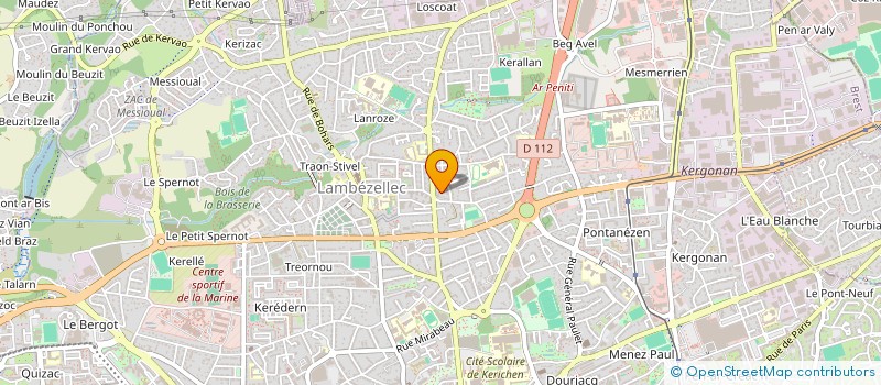 localisation de l'entreprise MADAME MELANIE QUINQUIS  QUIMPER