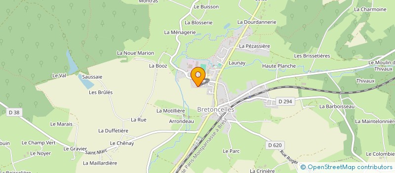 localisation de l'entreprise MADAME MELANIE RABILLER à BRETONCELLES