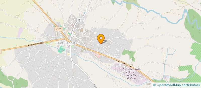 localisation de l'entreprise MADAME MELANIE RAGOT  SAINT-CANNAT