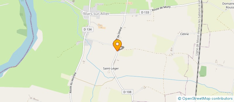 localisation de l'entreprise MADAME MELANIE RAGOUNEAU à MARS-SUR-ALLIER