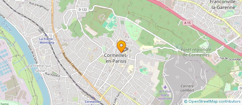 localisation de l'entreprise MADAME MELANIE RAIMBAULT à CORMEILLES-EN-PARISIS