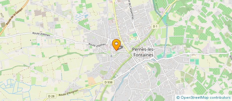 localisation de l'entreprise MADAME MELANIE RAINAUD  PERNES-LES-FONTAINES