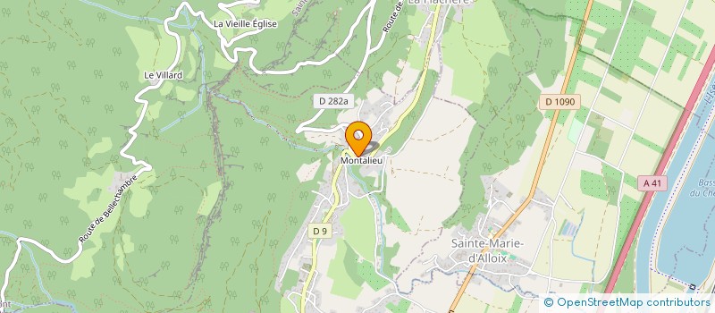 localisation de l'entreprise MADAME MELANIE RALLO  SAINT-VINCENT-DE-MERCUZE