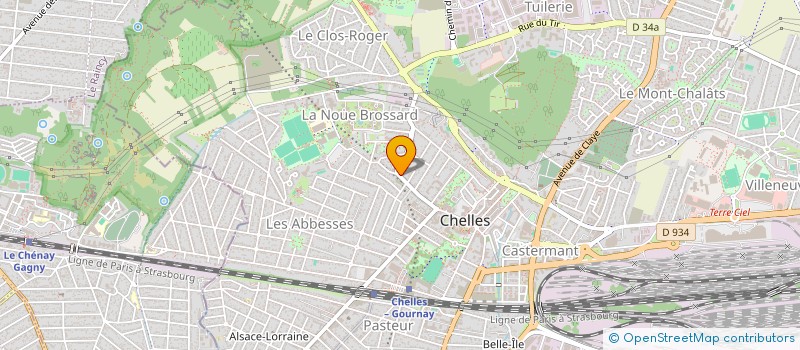 localisation de l'entreprise MADAME MELANIE RANGER  CHELLES