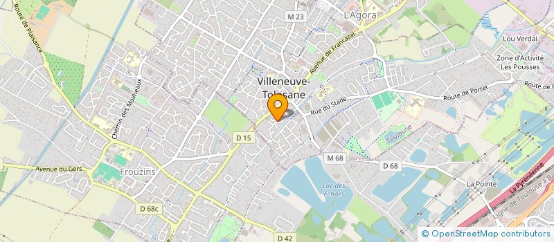localisation de l'entreprise MADAME MELANIE RATON à VILLENEUVE-TOLOSANE