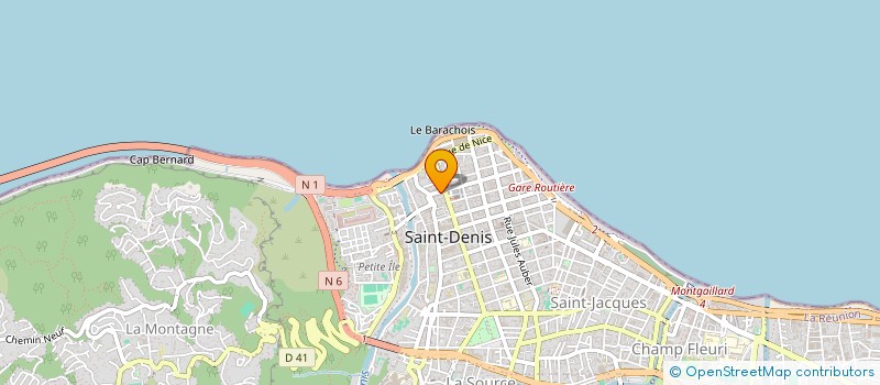 localisation de l'entreprise MADAME MELANIE RAYMOND  SAINT-DENIS