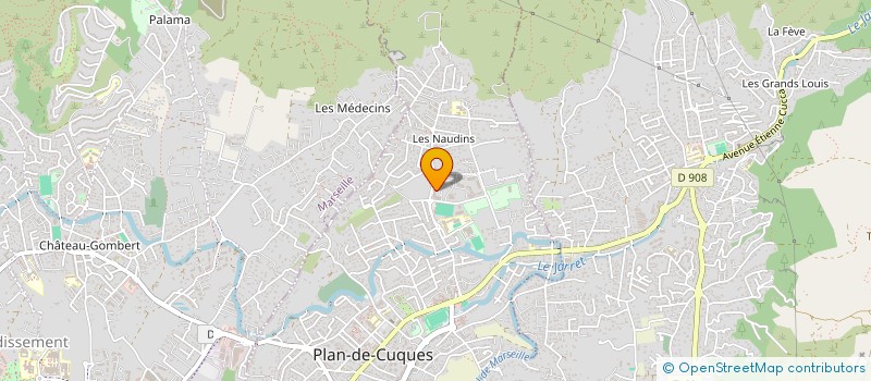 localisation de l'entreprise MADAME MELANIE RAYMOND à PLAN-DE-CUQUES